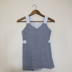 Lululemon cross back sports bra workout top